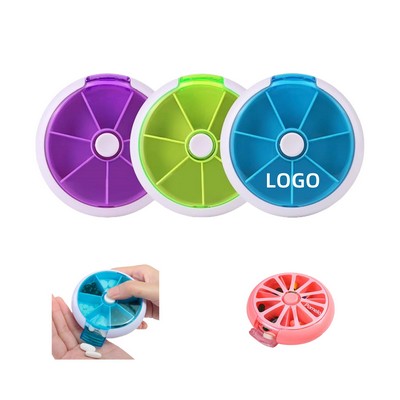 Round 7 Day Pill Box