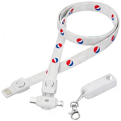 Lanyard 3-in-1 Charging Cable