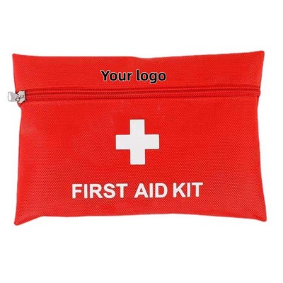 8.3" x 5.5" Compact Zipper First Aid Pouch